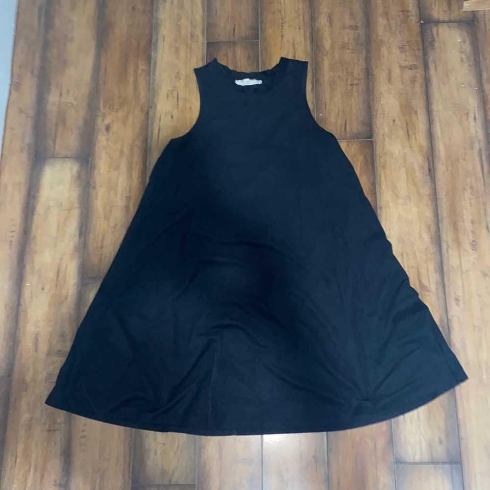 Black shift dress